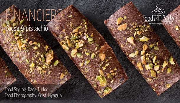 Financiers Cocoa Pistachio