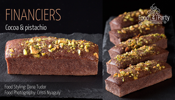 Financiers Cocoa Pistachio