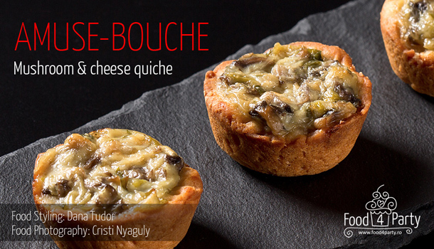 Quiche Mushroom and Cheese