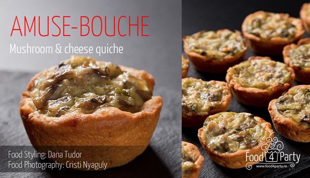 Quiche Mushroom and Cheese